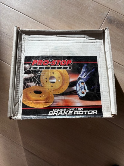 PRO STOP DRILLED CROSS DRILLED BRAKE ROTOR JBR509R