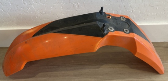 2007-2012 KTM 250 SX-F OEM FRONT FENDER ORANGE 77308010000