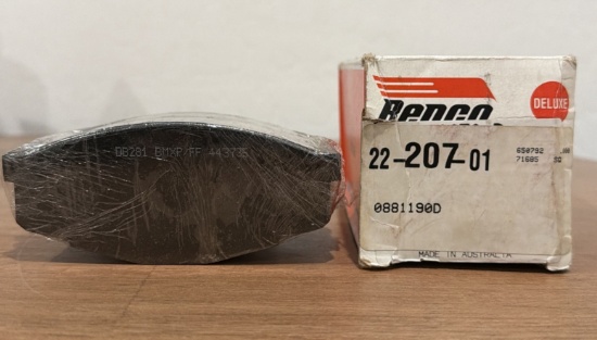 DB281 Repco 088-1190D Deluxe Disc Brake Pad Kit NOS For Toyota