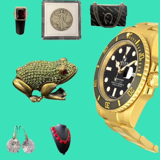 August I - Jewelry, Designers, Watches, Currencies