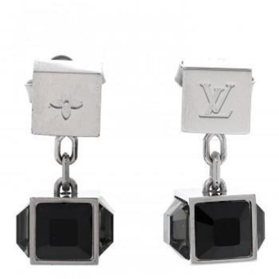 Louis Vuitton Swarovski Silver Gamble Earrings