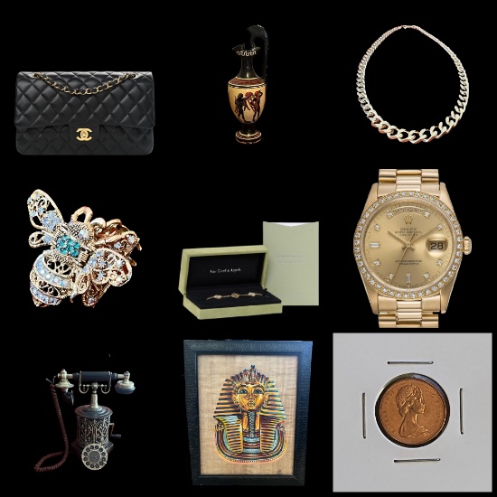 Autumn Auction: Jewelry, Antiques, Watches, Coins