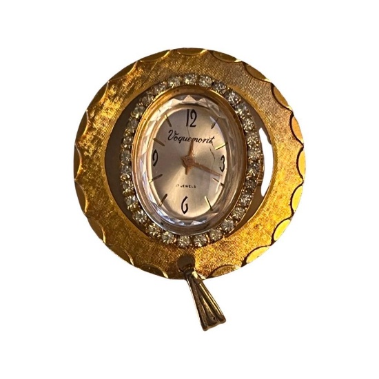 Vintage Voguemont Swiss Automatic Pocketwatch Pendant
