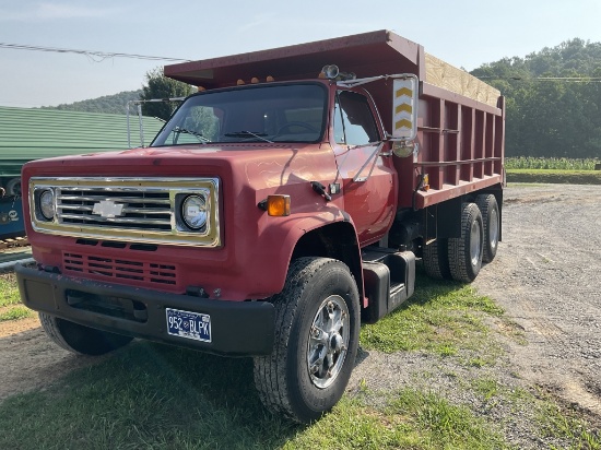 1990 CHEVROLET C6500 TADEM AXEL dump truck