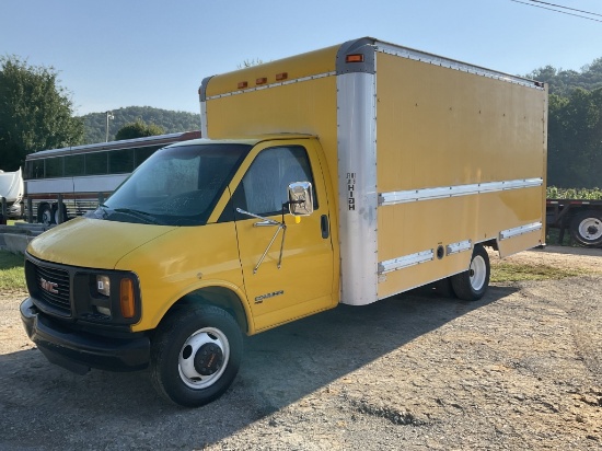 2002 GMC 3500 BOX TRUCK