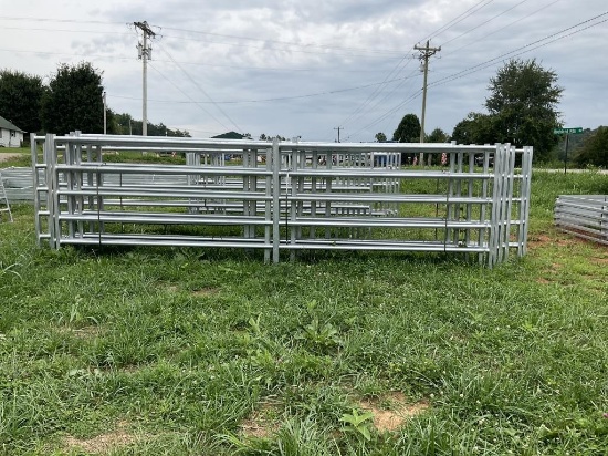 20' LONG STANDUP GALVANIZED FENCE PANEL