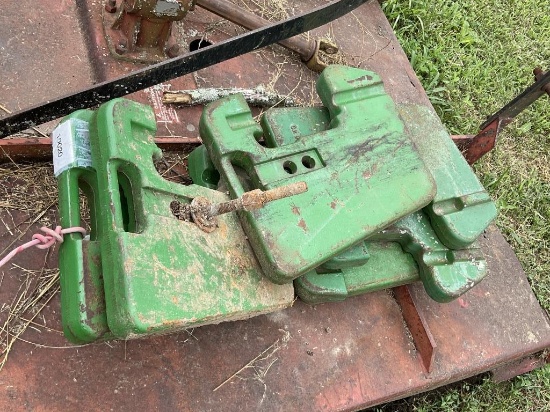 6 JOHN DEERE TRACTOR WEIGHTS