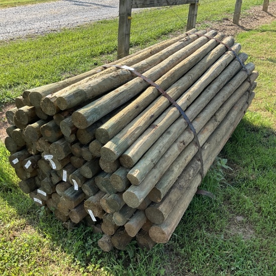 3" X 7' BUNDLE OF FENCE POST