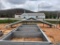 GALVANIZED METAL BUILDING FRAME.