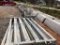 GALVANIZED FENCE PANELS WITH HARDWEAR.