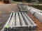 GALVANIZED FENCE PANELS WITH HARDWEAR.