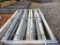 GALVANIZED FENCE PANELS WITH HARDWEAR.