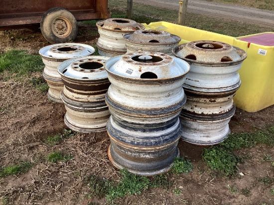 16  22.5 STEEL SEMI WHEELS
