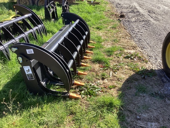 78" SKID STEER MOUNT GRAPPLE BUCKET