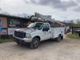 2002 FORD F35O BUCKET TRUCK