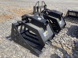 SKID STEER MOUNT BRUSH GRAPPLE