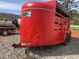 16' BUMPER PULL LIVESTOCK TRAILER