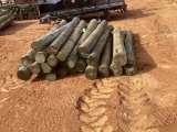 BUNDLE 8' WOODEN POST