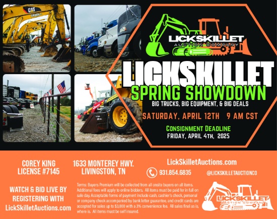 Lickskillet Spring Showdown!