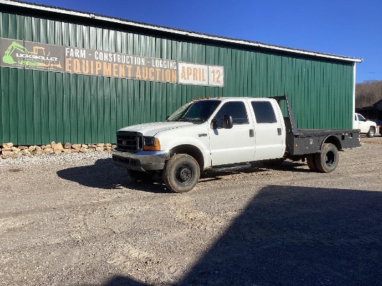 2000 FORD F350 CREW CAB, VIN# 1FDWW37S9YEC67732