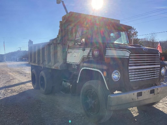 FORD 9000 DUMP TRUCK VIN# 1FDYW90WXFVA63477
