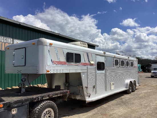 1985 4 STAR ALUMINUM HORSE TRAILER, VIN#1S9S26205F0113140