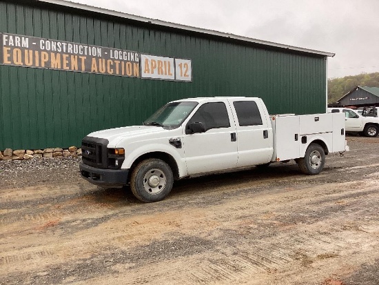 2008 FORD F-250 PICKUP, VIN# 1FDSW20508EC55725