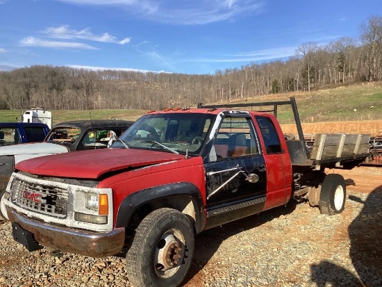 1998 GMC SIERRA PICKUP, VIN# 1GTHK39J3WE544725