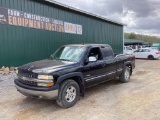 2002 CHEVROLET SILVERADO PICKUP, VIN# 1GCEK19T72Z243502