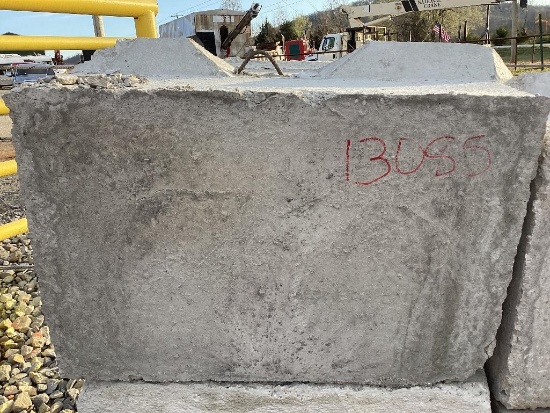 CONCRETE STACKABLE BARRIER BLOCKS