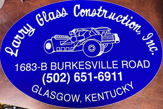 Larry Glass Support Items Timed Online Auction!