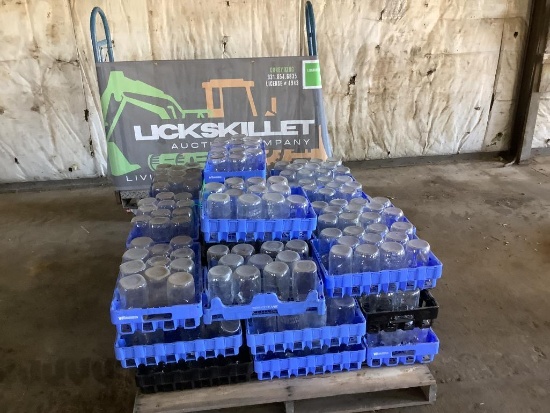 Pallet of Mason Jars