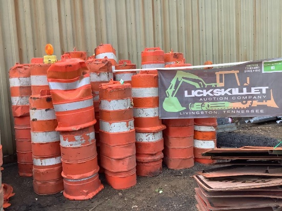 Road Construction Barrels