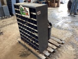 Assorted Hydraulic Fittings W/ Storage bin
