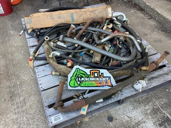 Pallet of Misc. Hydraulic/High Pressure Hoses