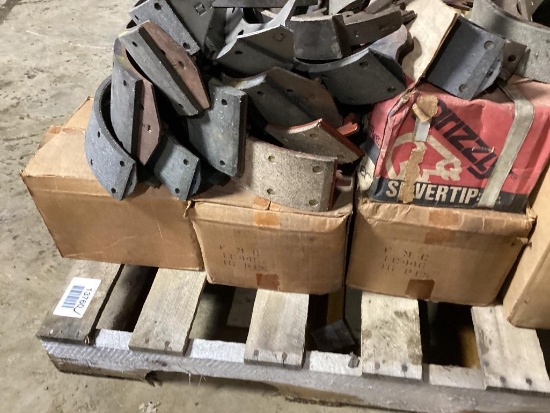 Pallett of Brake Shoe Linings/Parts