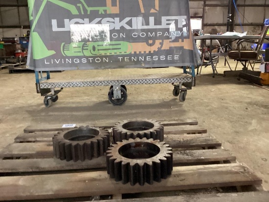 Pallet of 3 Unused Gears