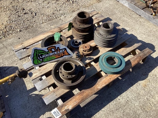 Pallet of Misc. Pullies