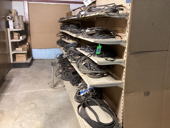 Shelve of Misc. Belts and Filters