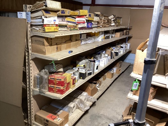 Shelve of Misc. Filters/ Service Manuals