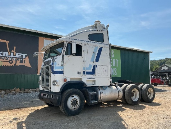 1990 Freightliner FLD120 Cab Over Semi Sleeper, VIN # 1FUPAPYBXLH372793