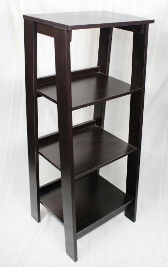 Tall Dark Brown Shelf