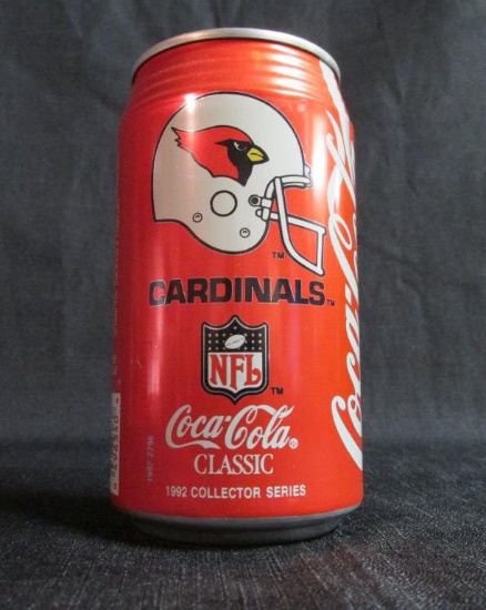 Cardinals NFL 1992 Collector Series Coca-Cola Can