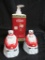 Coca-Cola Lotion Bottle And Coca-Cola Polar Bear Salt And Pepper Shaker Set