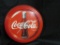 Red Plastic Coca-Cola Clock
