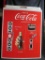 Coca-Cola Cardboard Cooler Stand And Coleman Cooler