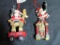 (2) Coca-Cola Santa Ornaments