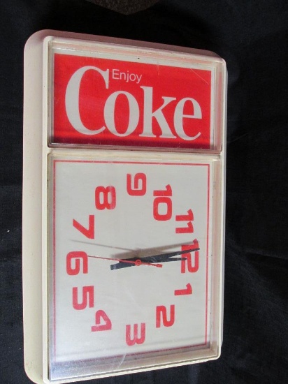 Coca-Cola Indoor Electric Sign And Clock