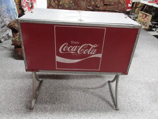 Vintage Coca-Cola Metal Cooler