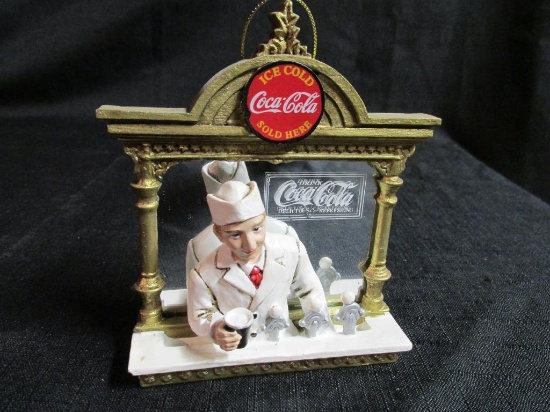 Coca-Cola Ornament "Ice Cold Coca-Cola Served Here"